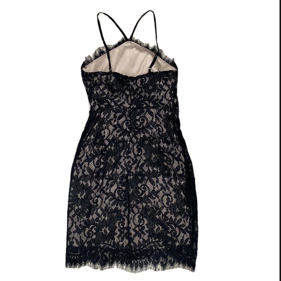 Lulus Black Lace Halter Mini Dress - Picture 2 of 7